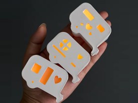 Molde silicona 4 casas rodantes